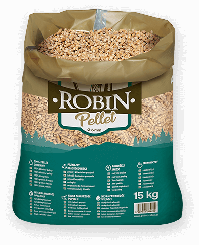 worek pelletu opałowego Robin do kupienia w Chełmnie lub sklepie internetowym